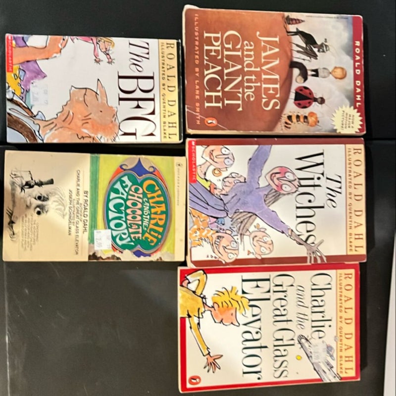 Roald Dahl Lot (5 books)