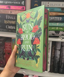Sun of Blood and Ruin Fairyloot signed 