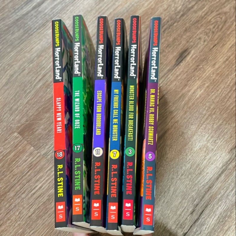 Goosebumps Horrorland Book Bundle 