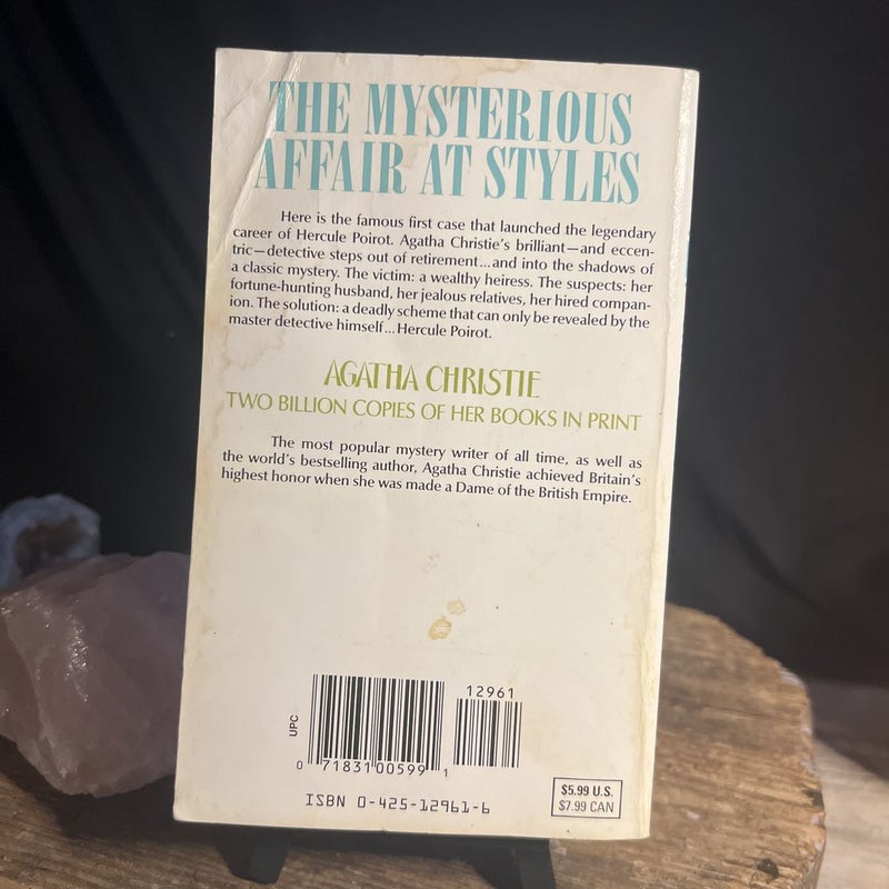 The mysterious affair at styles 