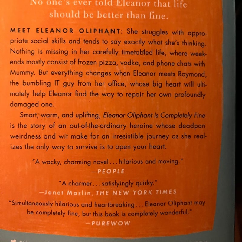 Eleanor oliphant is completely fine