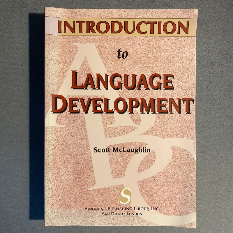 Introduction to Language Development