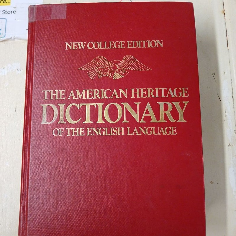 New College Edition The American Heritage Dictionary 