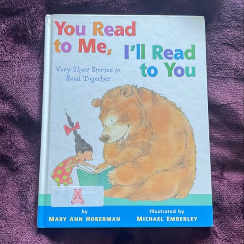 You read to me, I’ll read to you