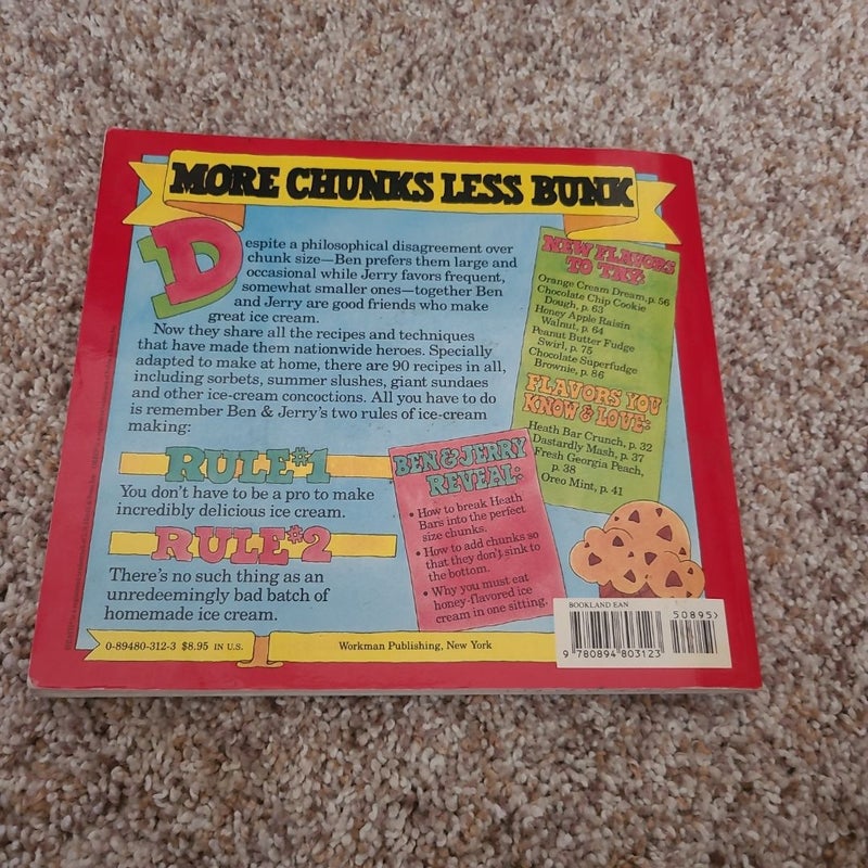 Ben and Jerry's Homemade Ice Cream and Dessert Book