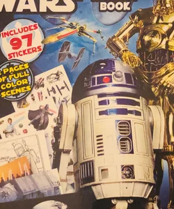 Disney STAR WARS collector’s Mini sticker Activity & Coloring Action Scene Flip book