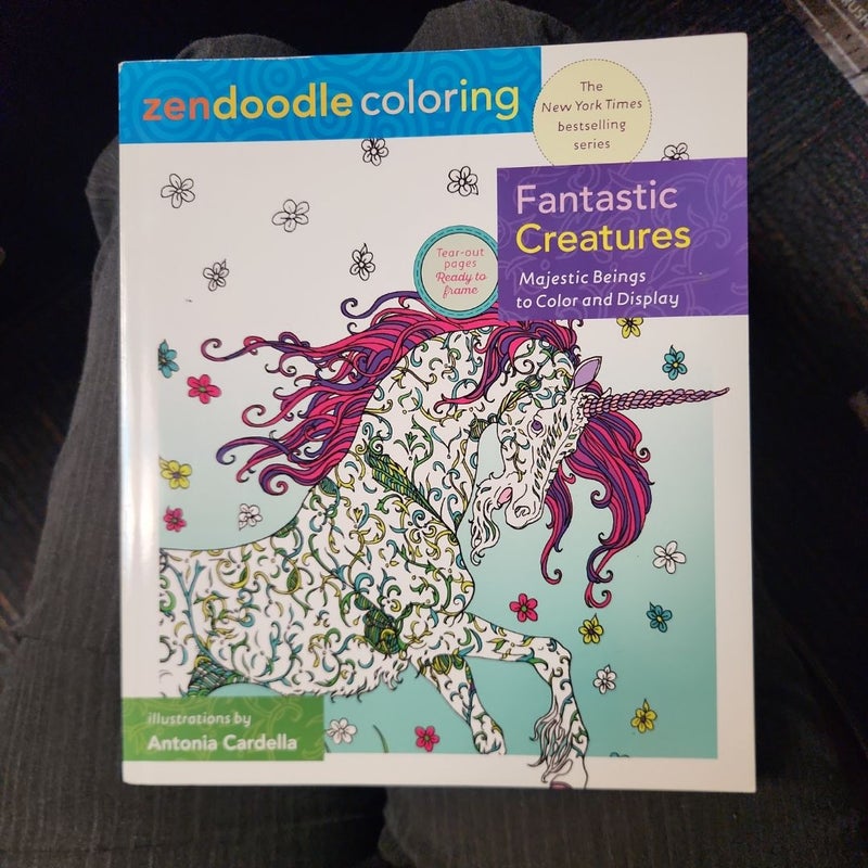 Zendoodle Coloring: Fantastic Creatures