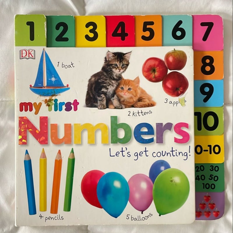 Tabbed Board Books: My First Numbers