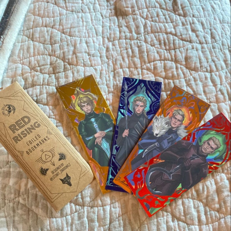 Red rising bookmarks