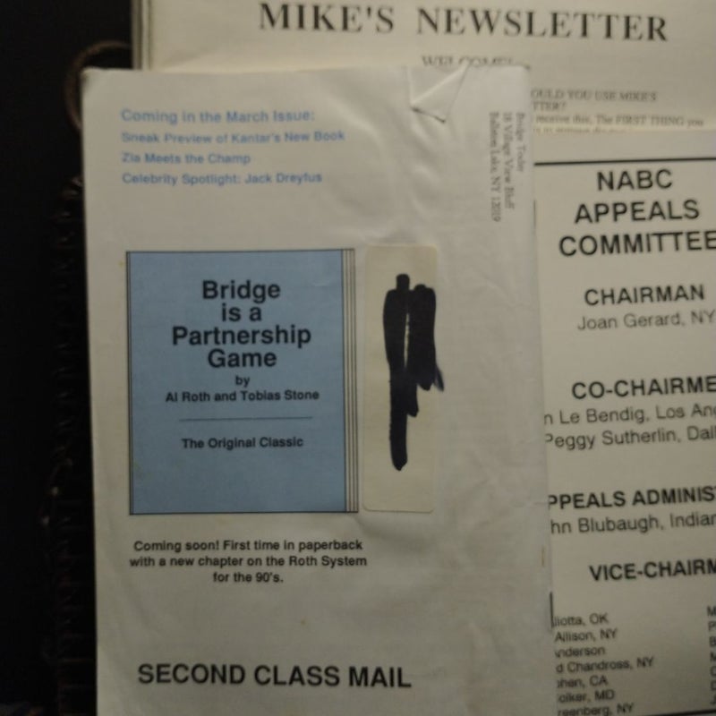 Bridge Bundle-New Orleans 1995 Appeals Comm.Decisions, Bridge Today, and Mikes Newsletters