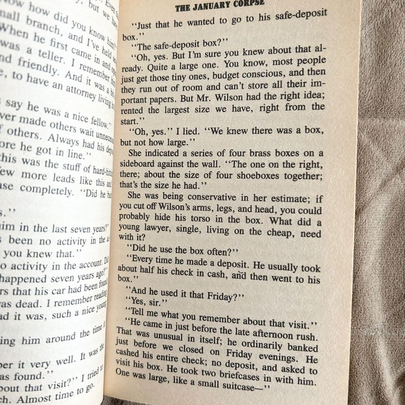 The January Corpse  871