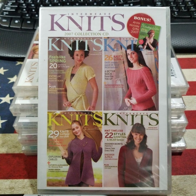 Interweave Knits 2012 Collection Cd (set of 6 collections = 2007-2012). New.