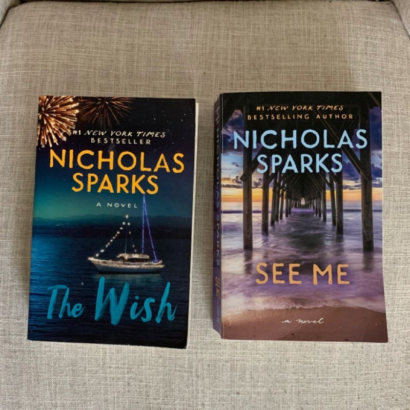The Wish by Nicholas Sparks Bundle ( + bonus book: See Me)