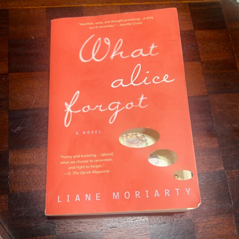 What Alice Forgot