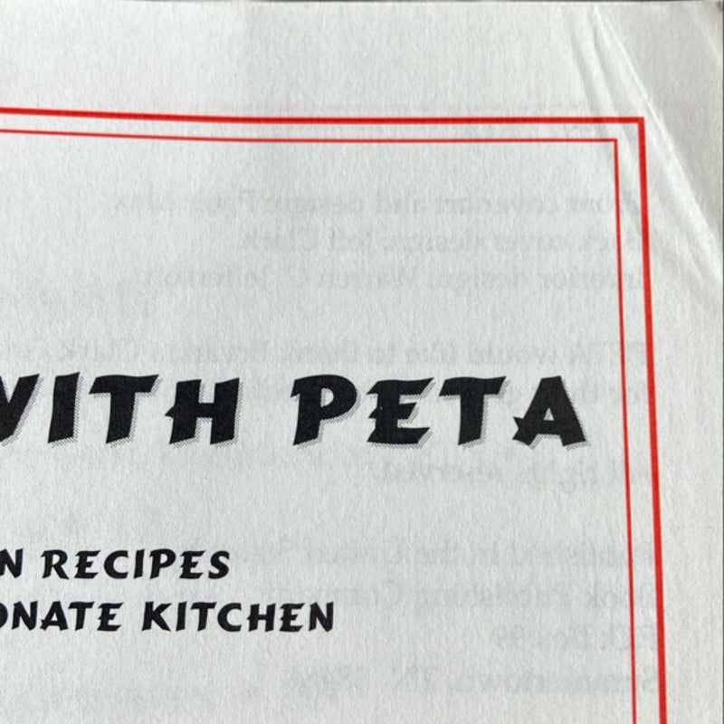 Cooking with PETA       Vegan