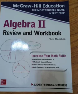 McGraw-Hill Education Algebra II Review and Workbook