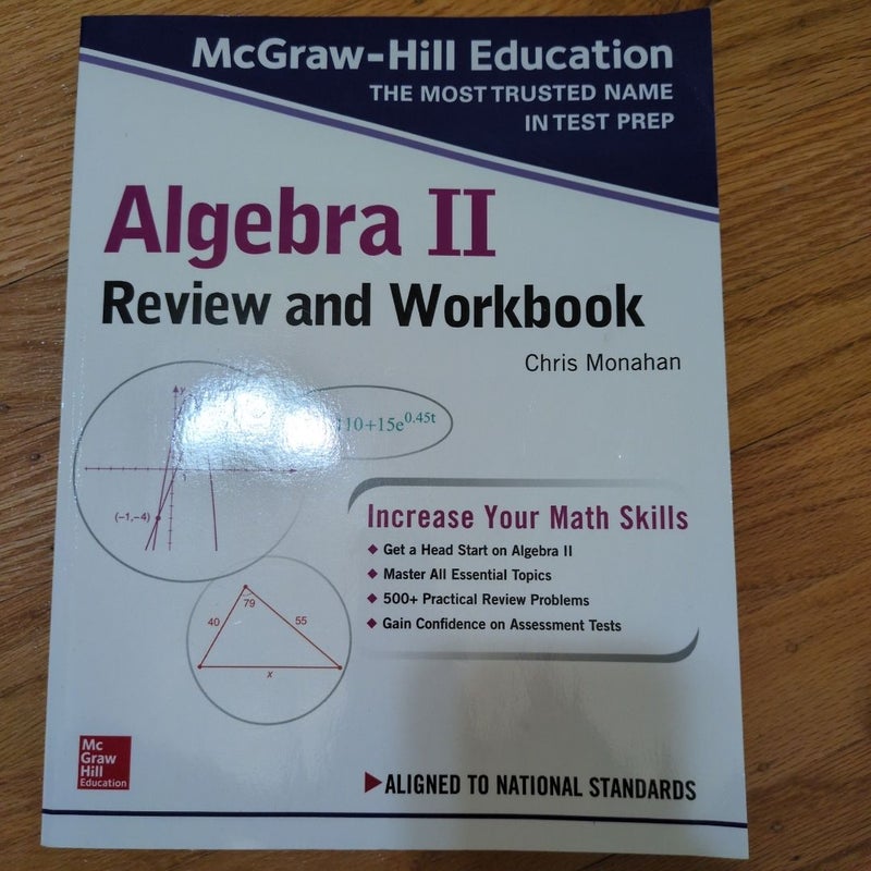 McGraw-Hill Education Algebra II Review and Workbook