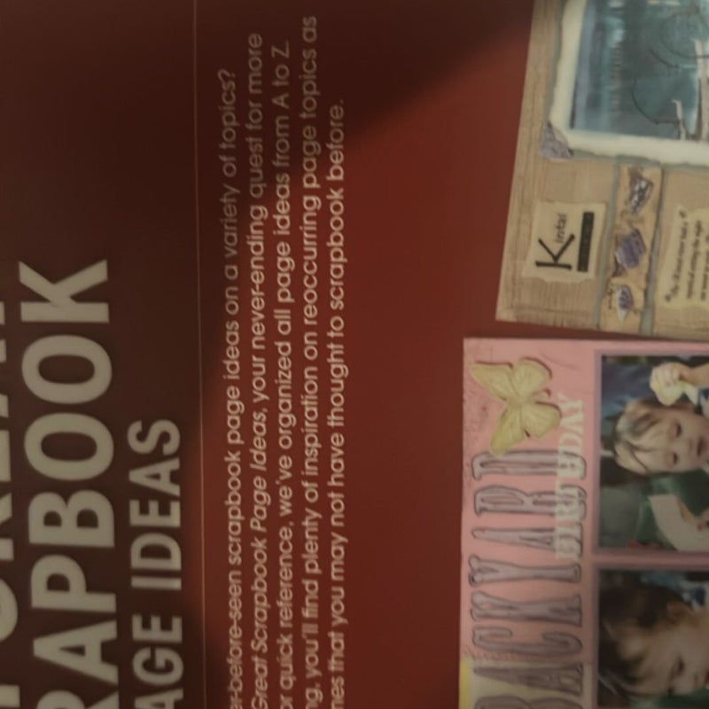 501 Great Scrapbook Page Ideas