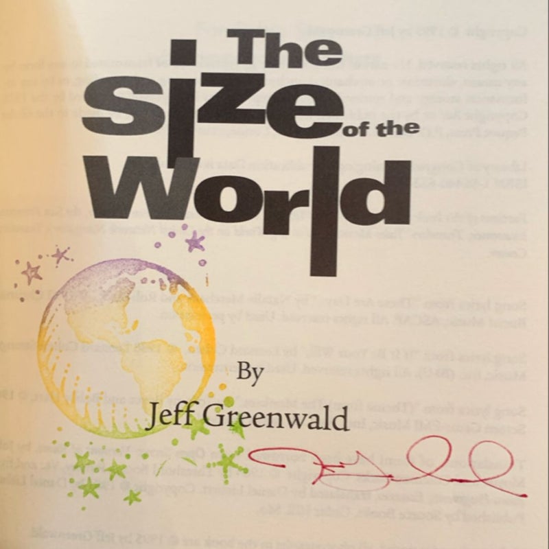 The Size of the World (Author Signed)