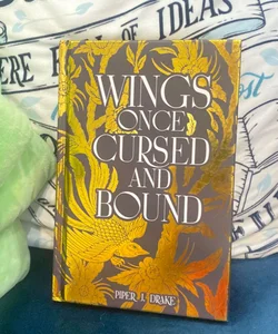 Wings Once Cursed and Bound bookish box edition
