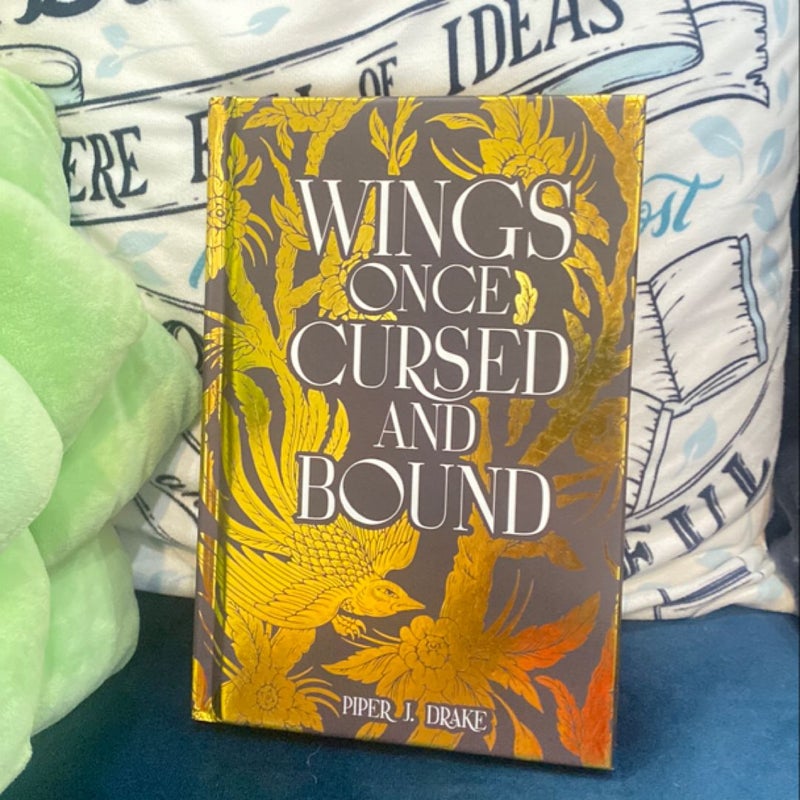 Wings Once Cursed and Bound bookish box edition