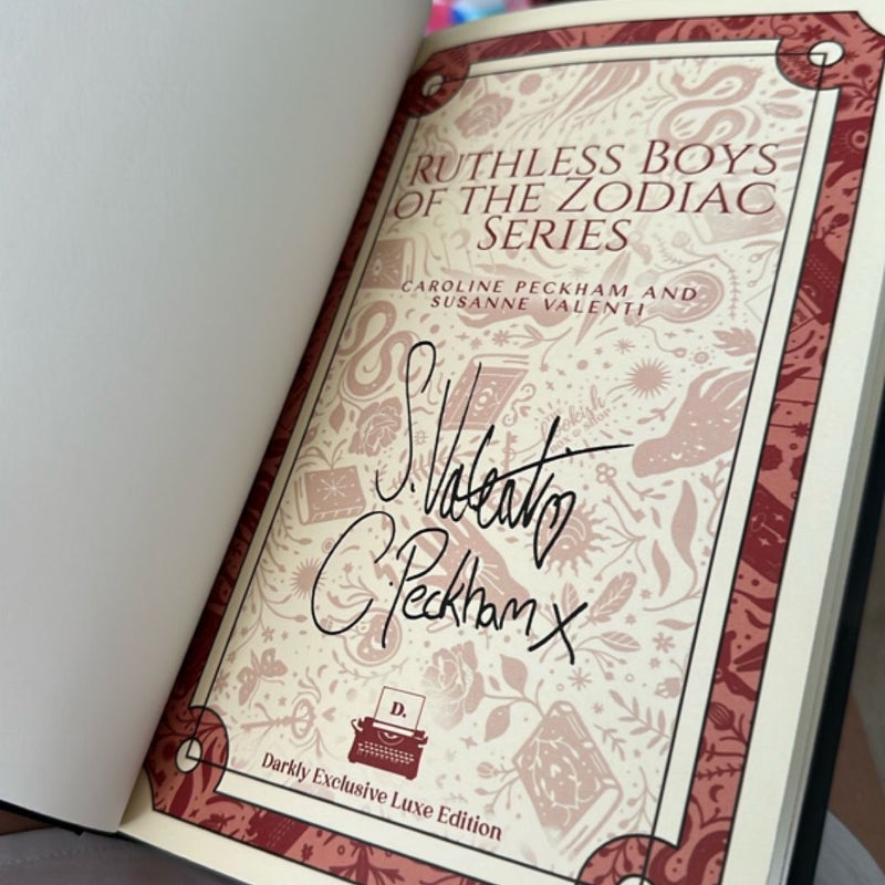 Ruthless Boys of the Zodiac (SIGNED!! Darkly Exclusive Luxe Edition)