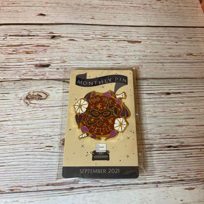 Bookish Box Defy the Night by Brigid Kemmerer with pin Signed DJ Art