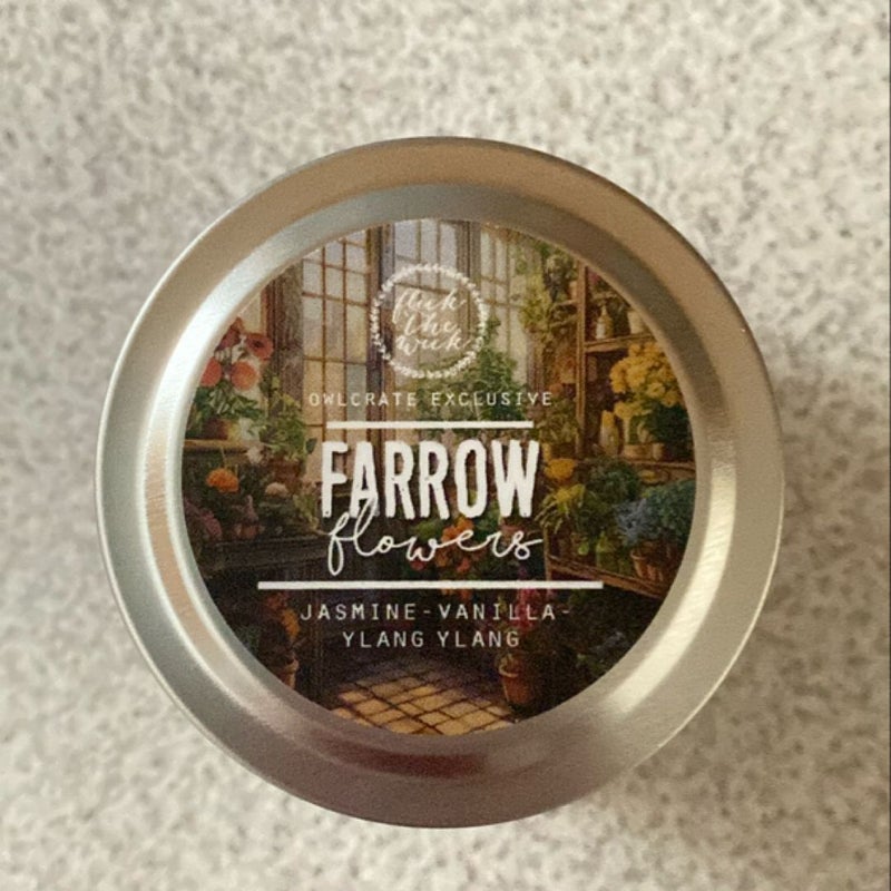 Unmaking of June Farrow inspired candle