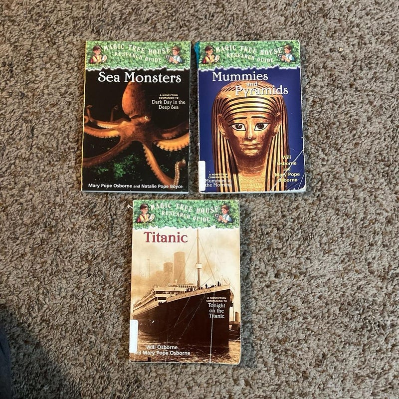 Magic Tree House Research Guide Book Bundle (3)