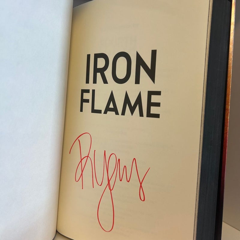 Iron Flame SIGNED, First Printing