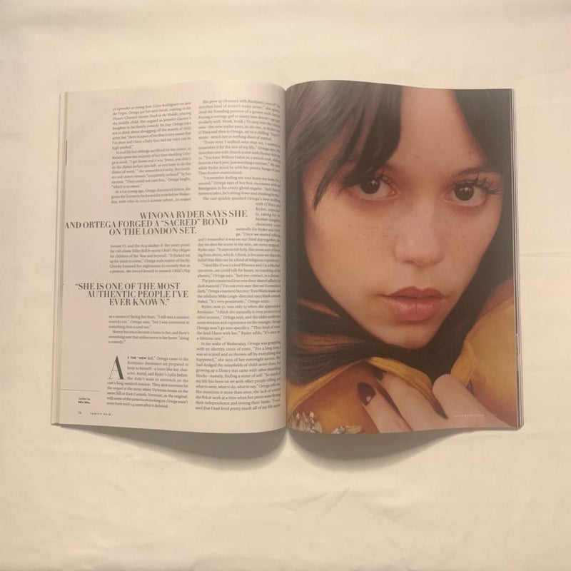 Vanity Fair Jenna Ortega “Steps Into The Light” Issue September 2024 Magazine
