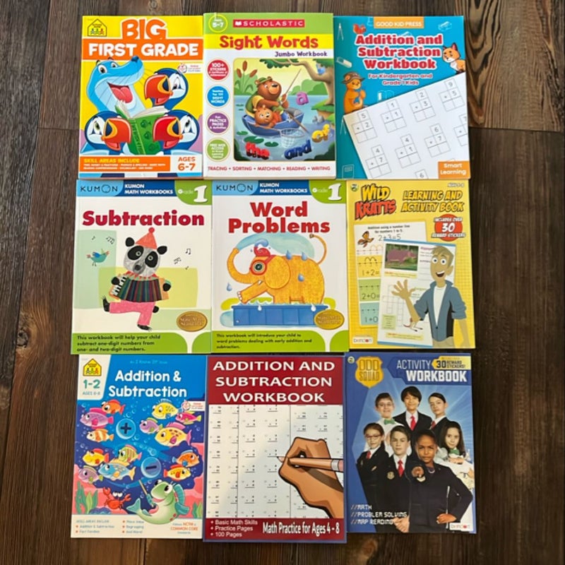 Kindergarten First Grade Learning Books
