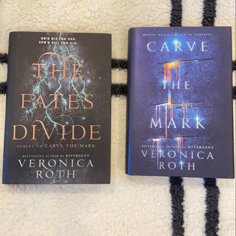 Carve the Mark and The Fates Divide Signed 