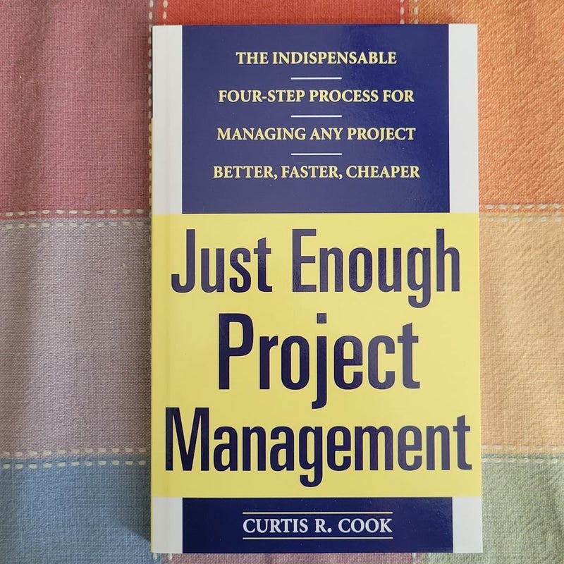 Just Enough Project Management: the Indispensable Four-Step Process for Managing Any Project, Better, Faster, Cheaper