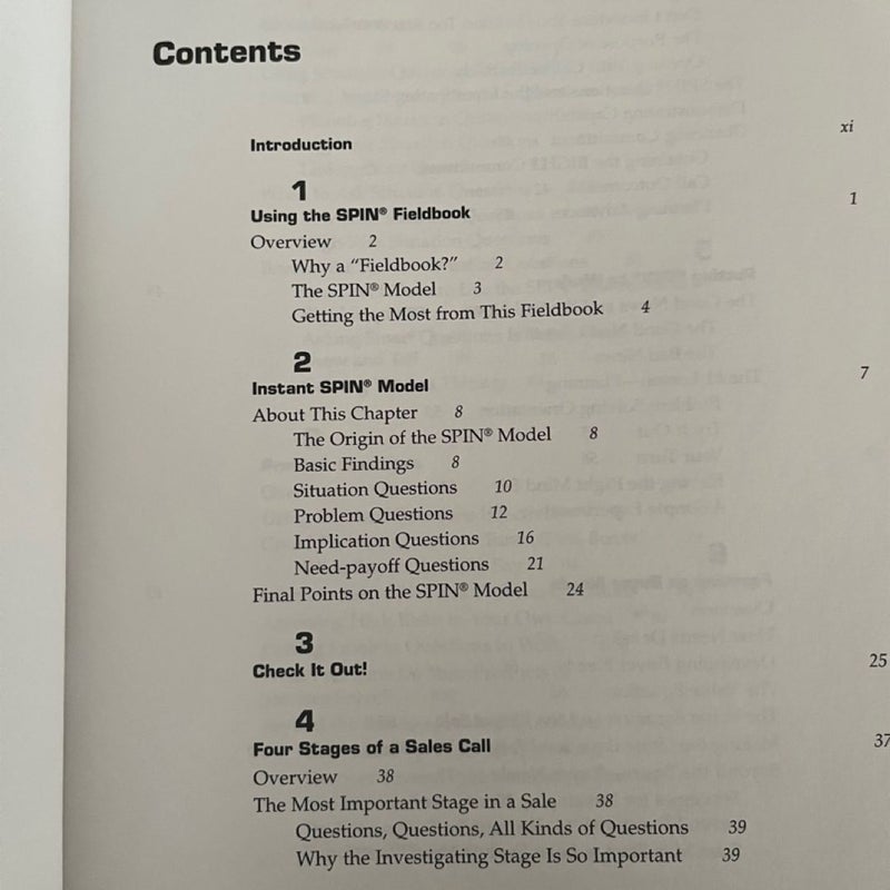 The SPIN Selling Fieldbook: Practical Tools, Methods, Exercises and Resources