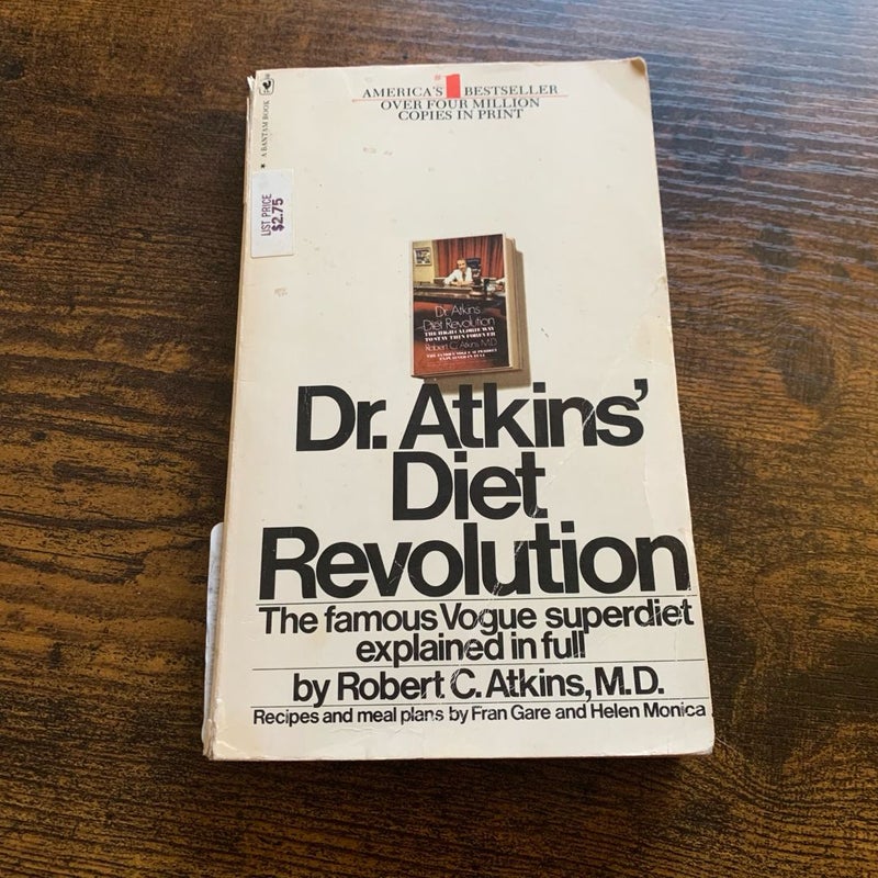 Dr. Atkins' Diet Revolution - Mass Market Paperwork 