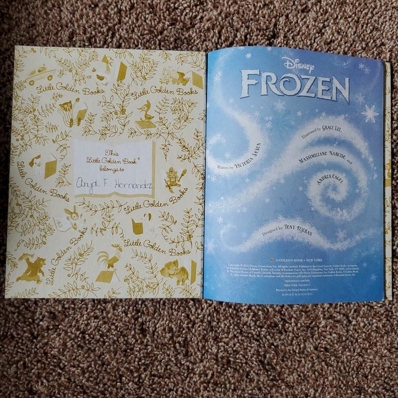 Frozen Little Golden Book (Disney Frozen)