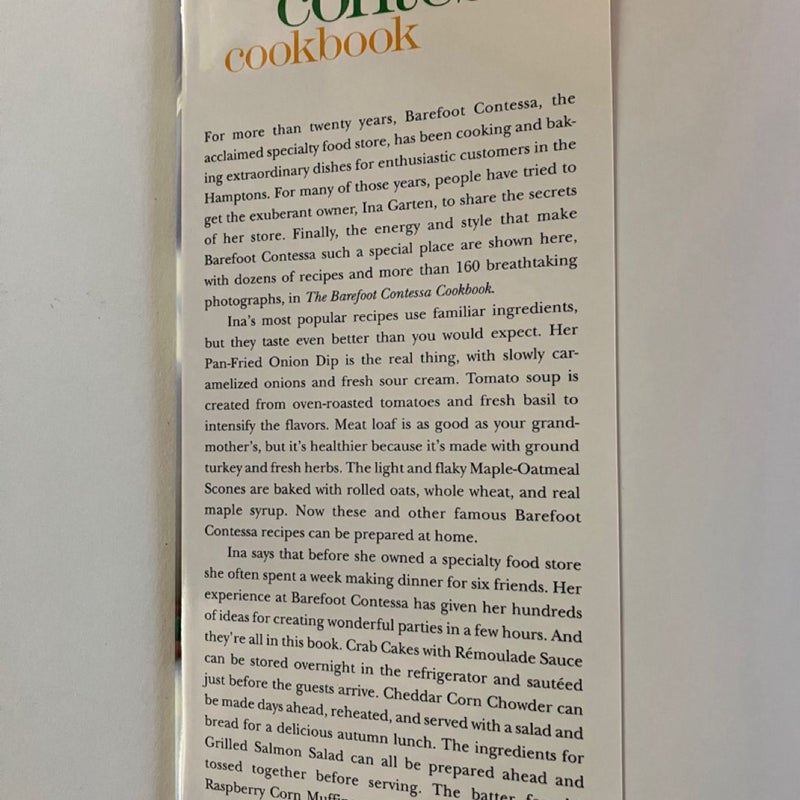 The Barefoot Contessa Cookbook
