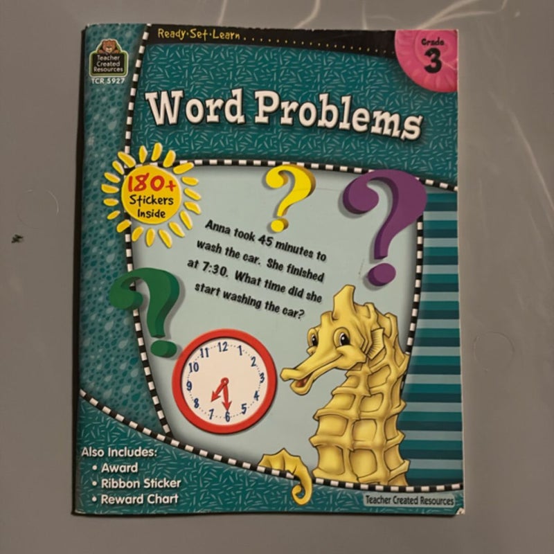 Ready-Set-Learn: Word Problems Grd 3