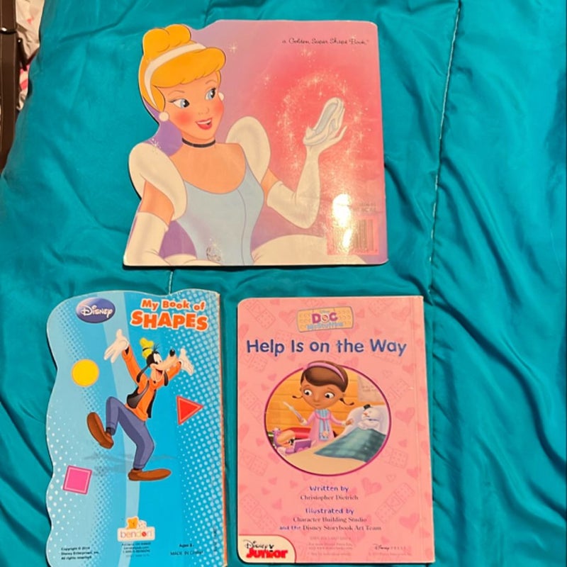 Cinderella Book of Shapes & Doc Mcstuffins