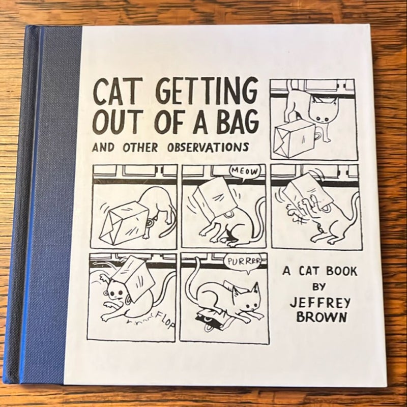 Cat Getting Out of a Bag and Other Observations