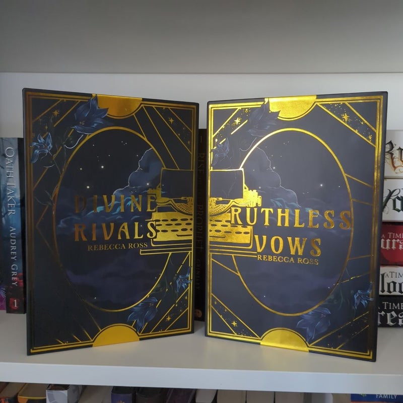 Divine Rivals and Ruthless Vows SIGNED