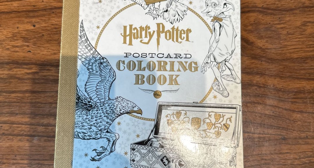 Harry Potter Postcard Coloring Book by Scholastic, Hardcover | Pangobooks