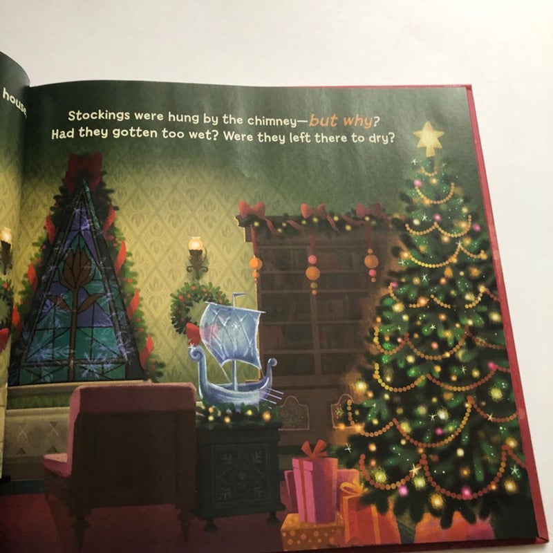 Frozen Olaf's Night Before Christmas Book and CD
