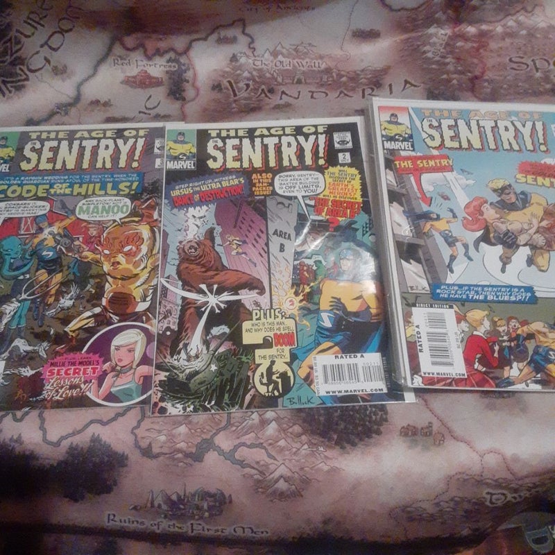 The Age Of Sentry 1,2,3,4,5,6 Complete Marvel Comic Set