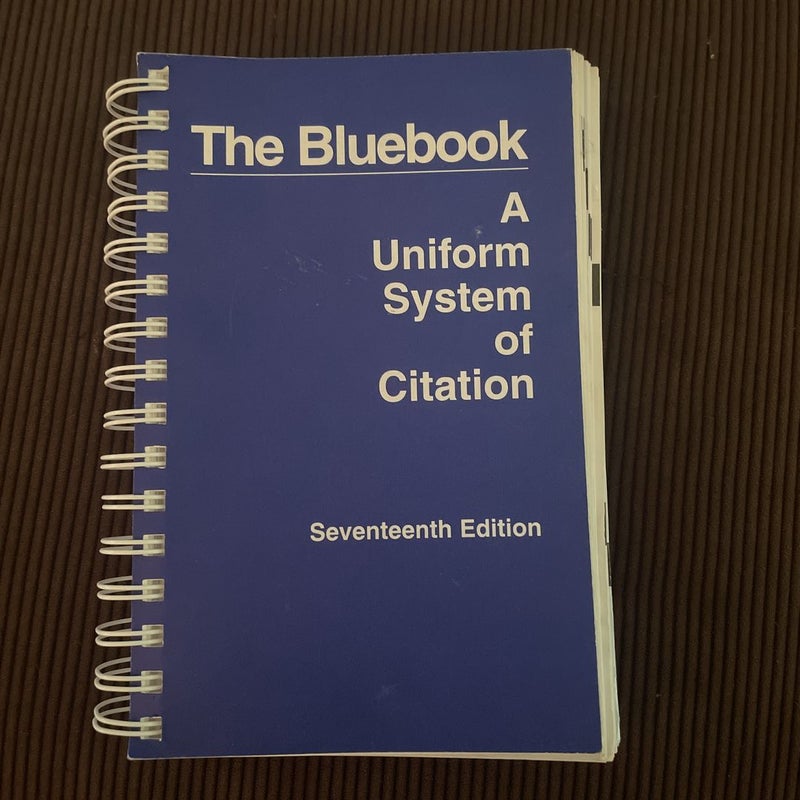 The Bluebook 