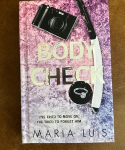 Body Check By Maria Luis Hardcover Cover to Cover signed special edition