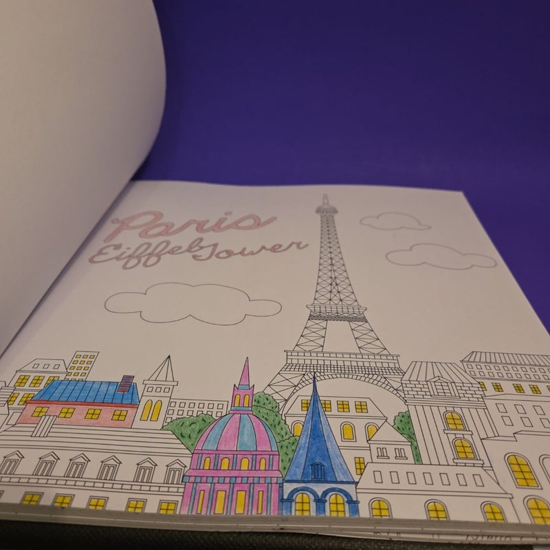 Barnes & Noble Bonjour Paris Coloring Book