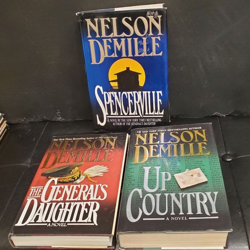 7 Nelson DeMille Hardback Suspense Novels Like New John Corey Paul Brenner