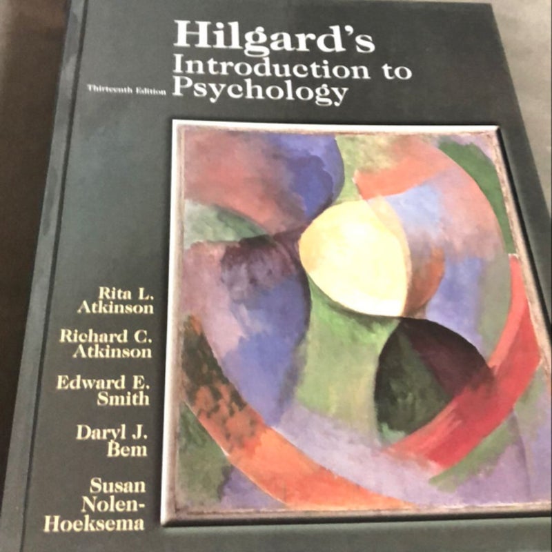 Hilgard's Introduction to Psychology